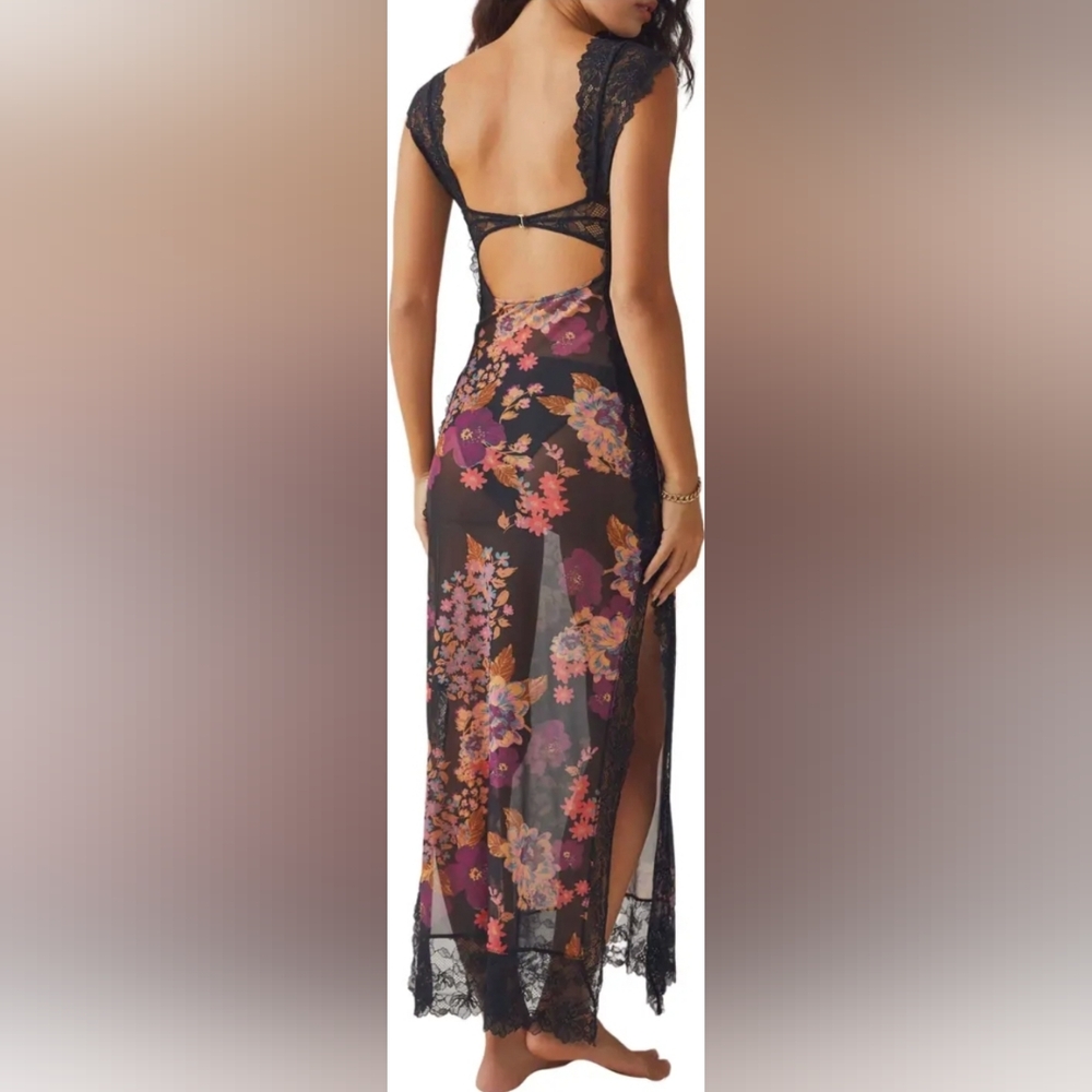 Free People Suddenly Fine Maxi Slip Dress. - Picture 2 of 5